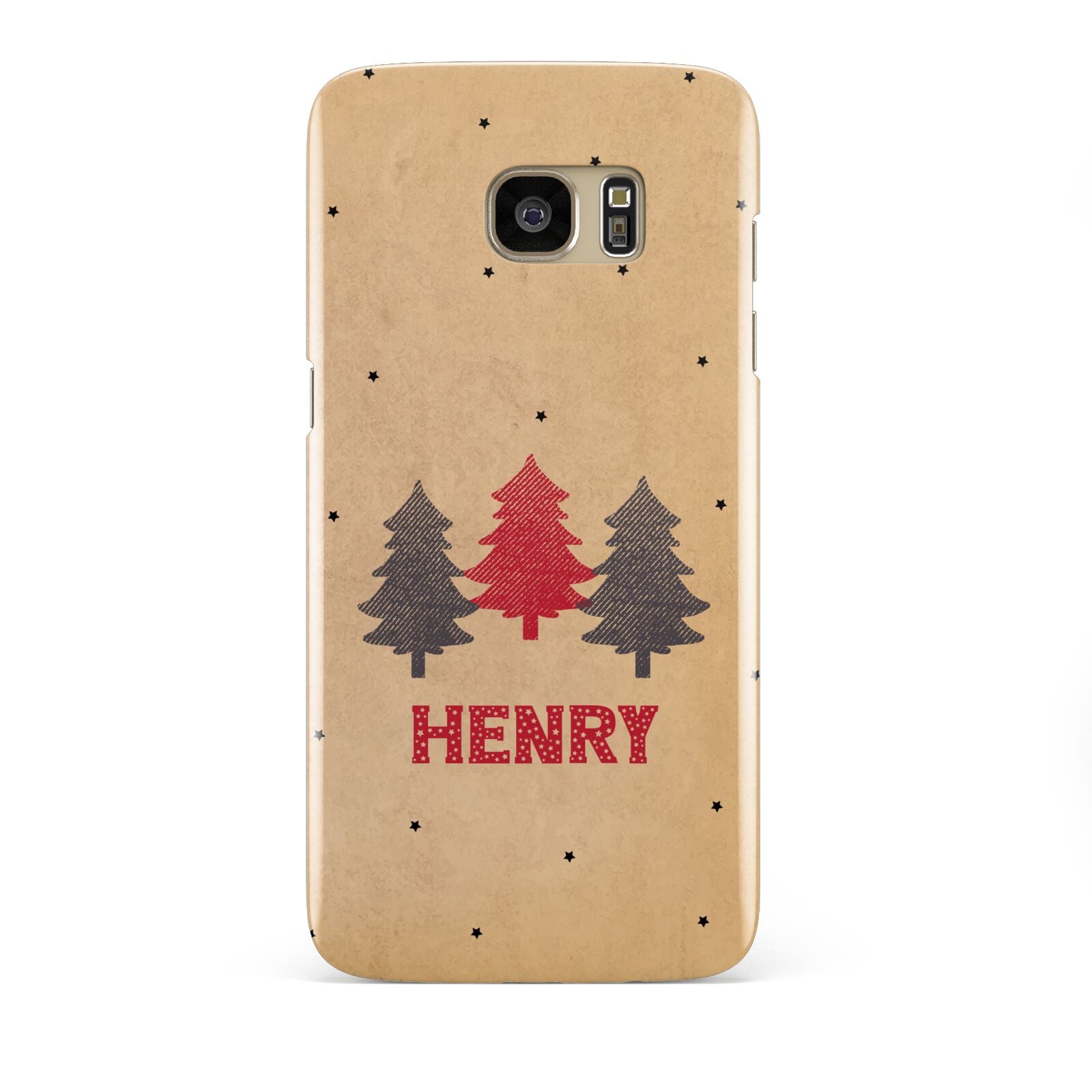 Personalised Christmas Tree Samsung Galaxy S7 Edge Case