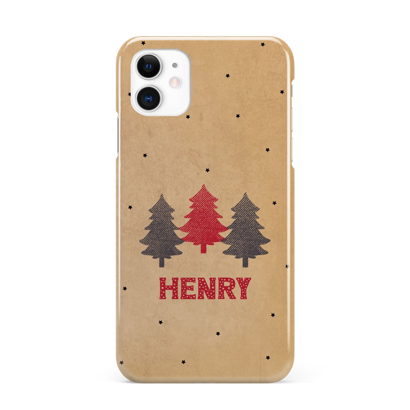 Personalised Christmas Tree iPhone 11 3D Snap Case