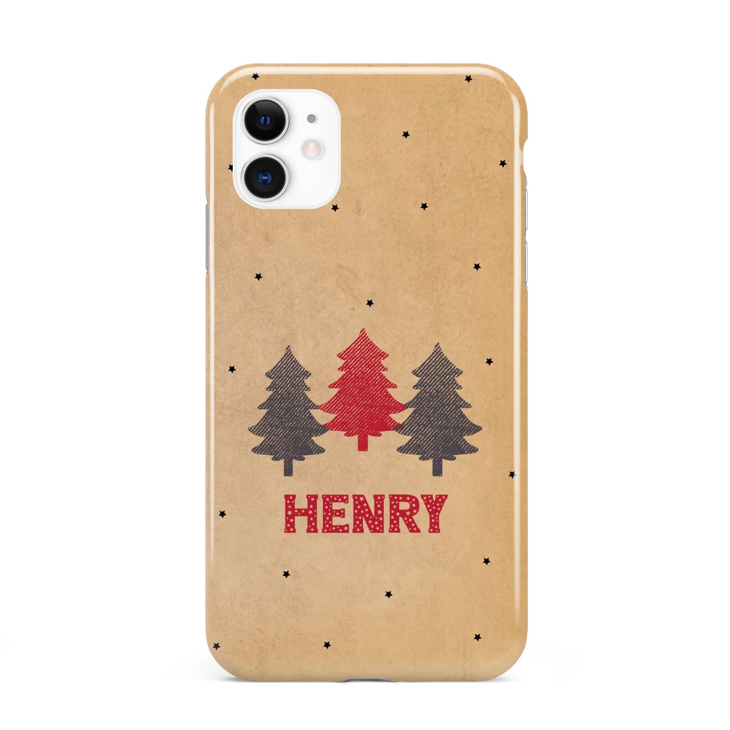 Personalised Christmas Tree iPhone 11 3D Tough Case