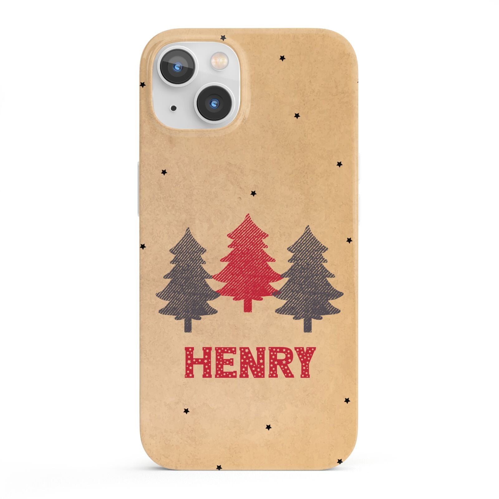 Personalised Christmas Tree iPhone 13 Full Wrap 3D Snap Case