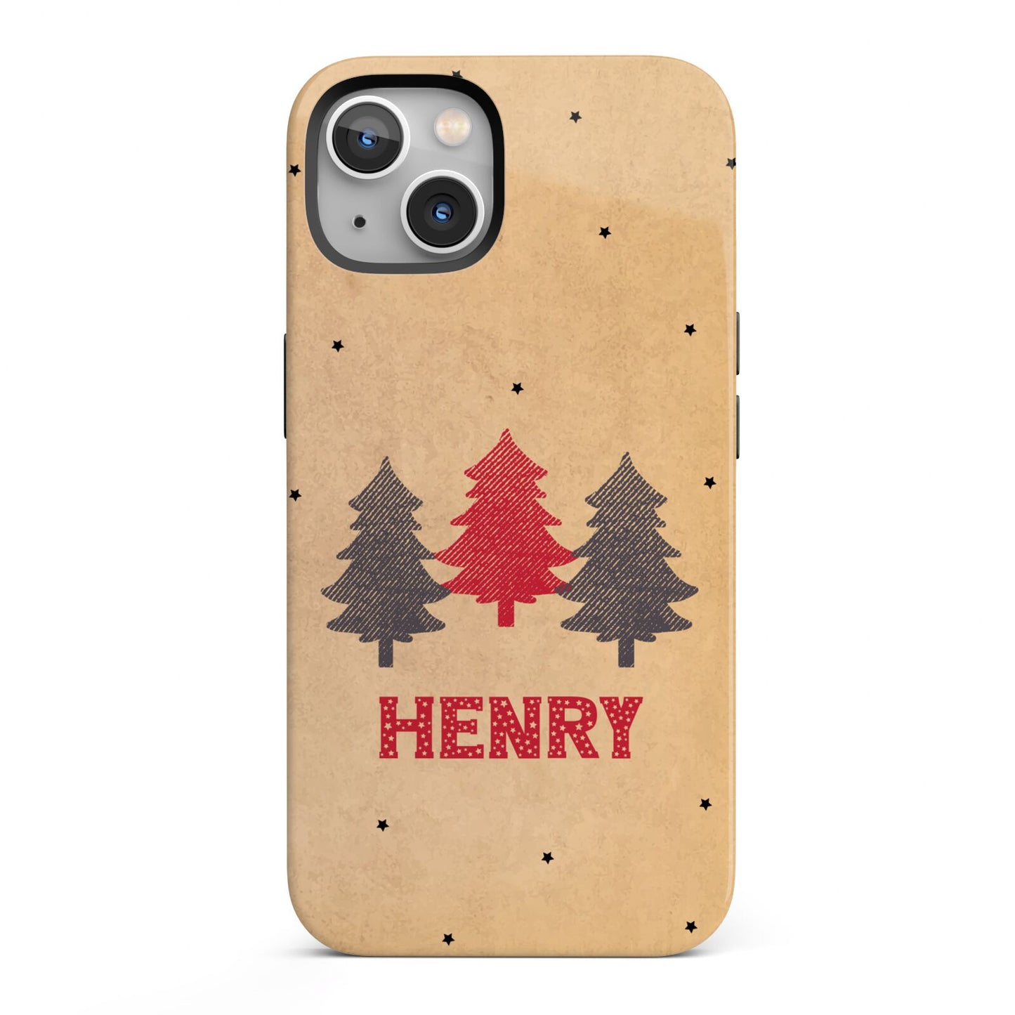 Personalised Christmas Tree iPhone 13 Full Wrap 3D Tough Case