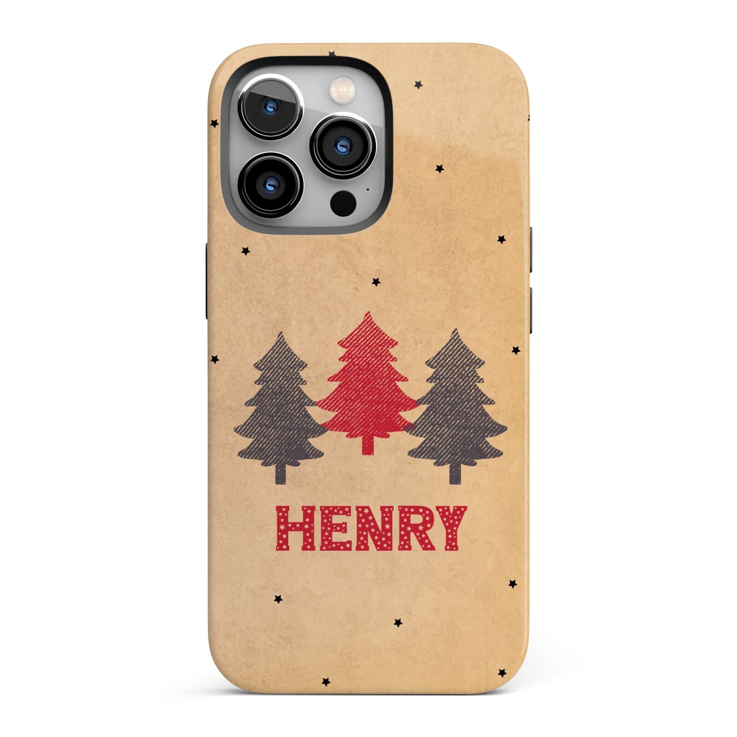 Personalised Christmas Tree iPhone 13 Pro Full Wrap 3D Tough Case