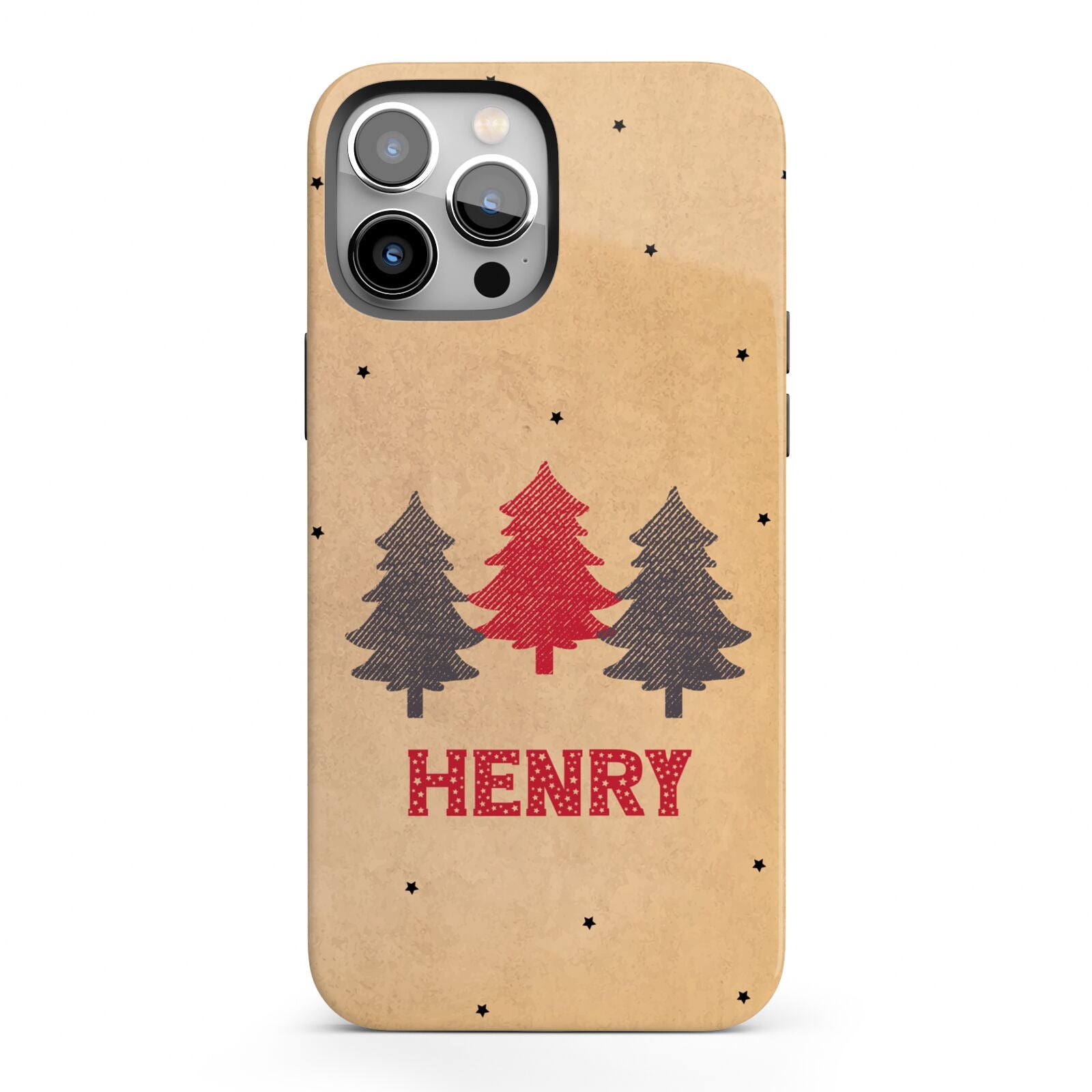 Personalised Christmas Tree iPhone 13 Pro Max Full Wrap 3D Tough Case