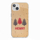 Personalised Christmas Tree iPhone 13 TPU Impact Case with White Edges