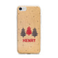 Personalised Christmas Tree iPhone 7 Bumper Case on Silver iPhone