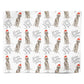 Personalised Christmas Weimaraner Personalised Wrapping Paper Alternative