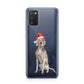 Personalised Christmas Weimaraner Samsung A02s Case