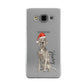 Personalised Christmas Weimaraner Samsung Galaxy A3 Case