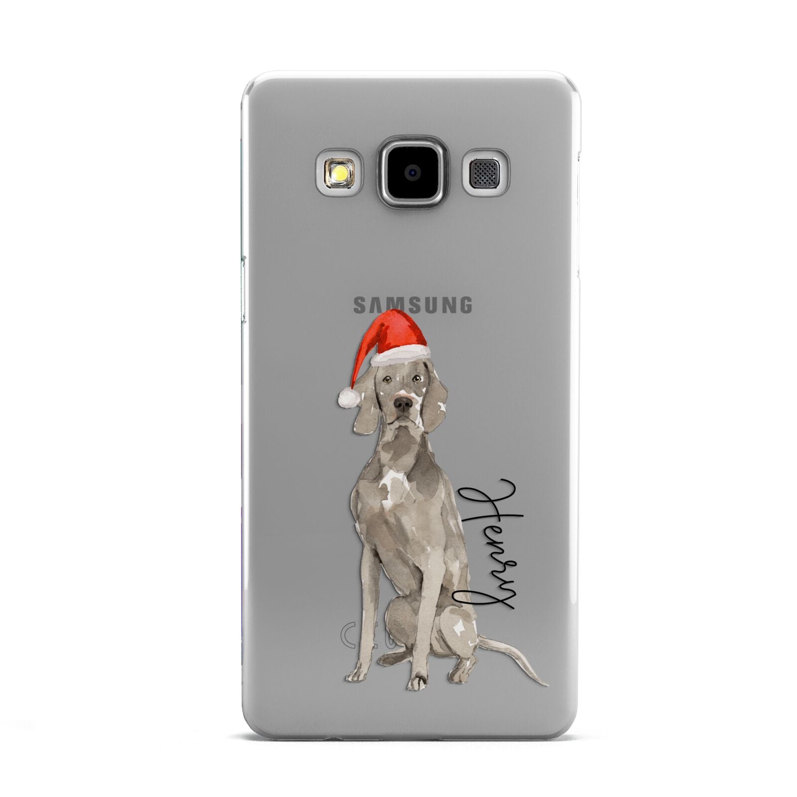 Personalised Christmas Weimaraner Samsung Galaxy A5 Case