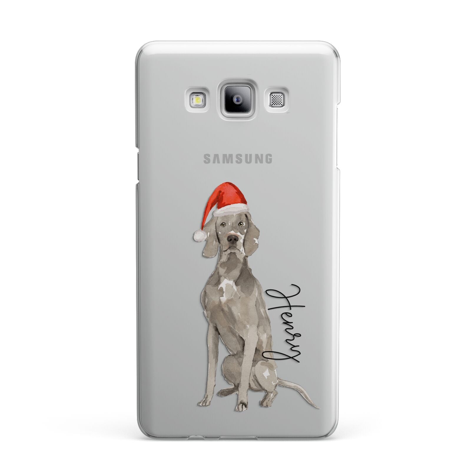 Personalised Christmas Weimaraner Samsung Galaxy A7 2015 Case