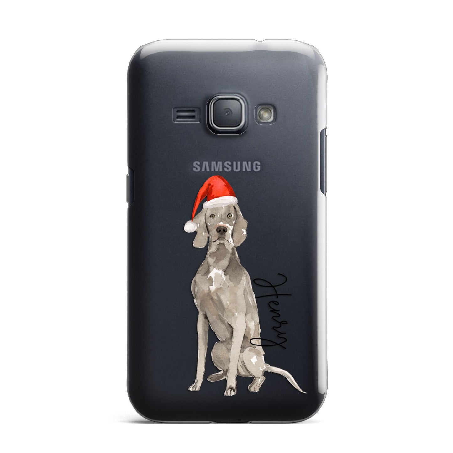 Personalised Christmas Weimaraner Samsung Galaxy J1 2016 Case
