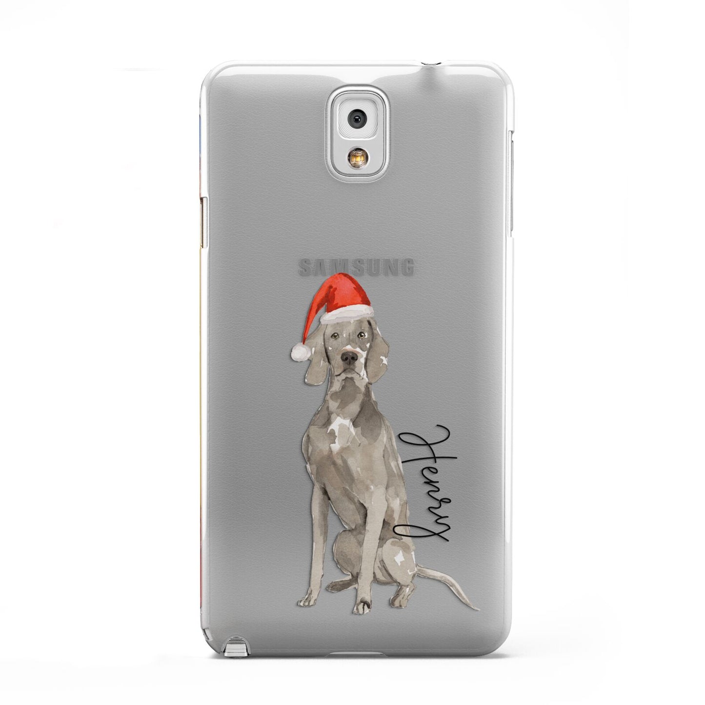 Personalised Christmas Weimaraner Samsung Galaxy Note 3 Case