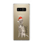 Personalised Christmas Weimaraner Samsung Galaxy Note 8 Case