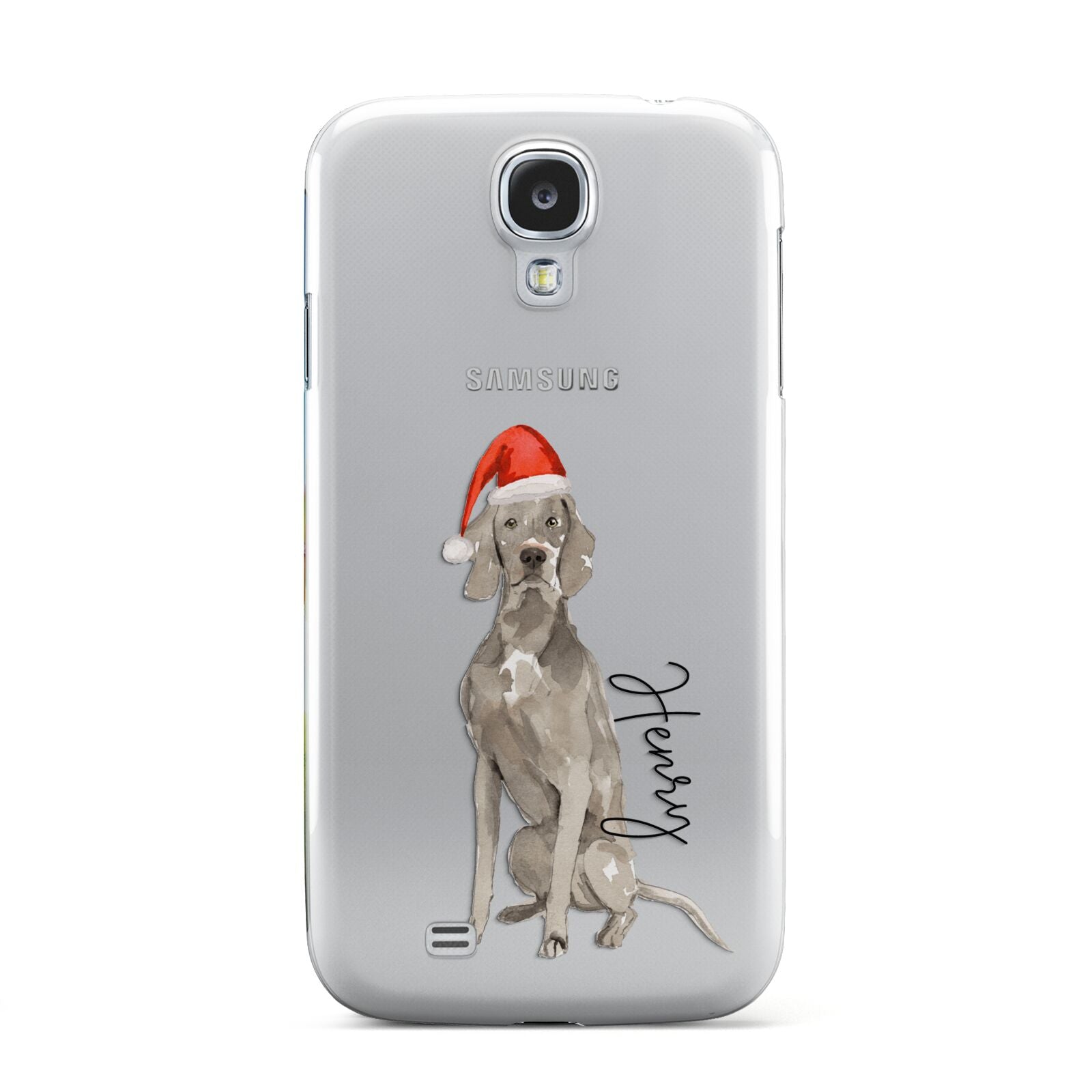 Personalised Christmas Weimaraner Samsung Galaxy S4 Case