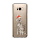 Personalised Christmas Weimaraner Samsung Galaxy S8 Plus Case