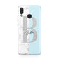 Personalised Chrome Marble Huawei Nova 3 Phone Case