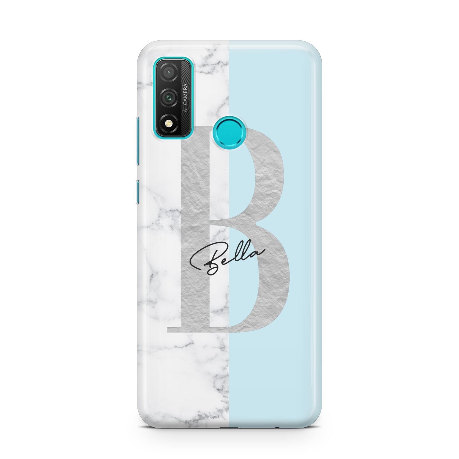 Personalised Chrome Marble Huawei P Smart 2020