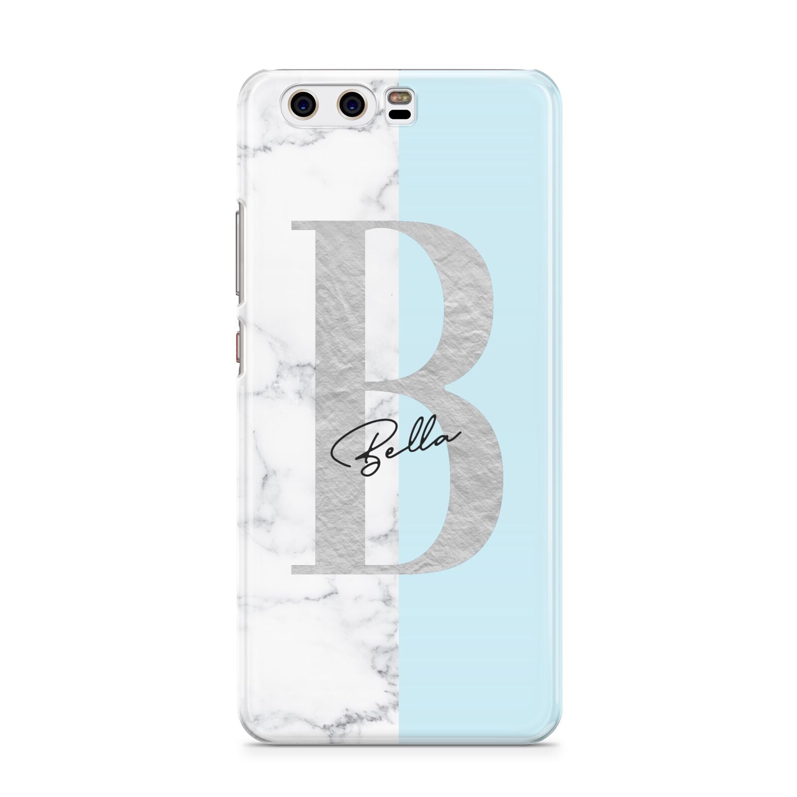Personalised Chrome Marble Huawei P10 Phone Case