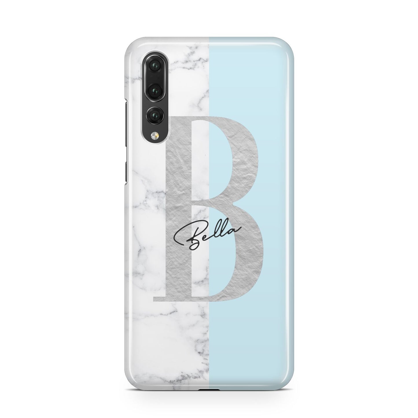 Personalised Chrome Marble Huawei P20 Pro Phone Case
