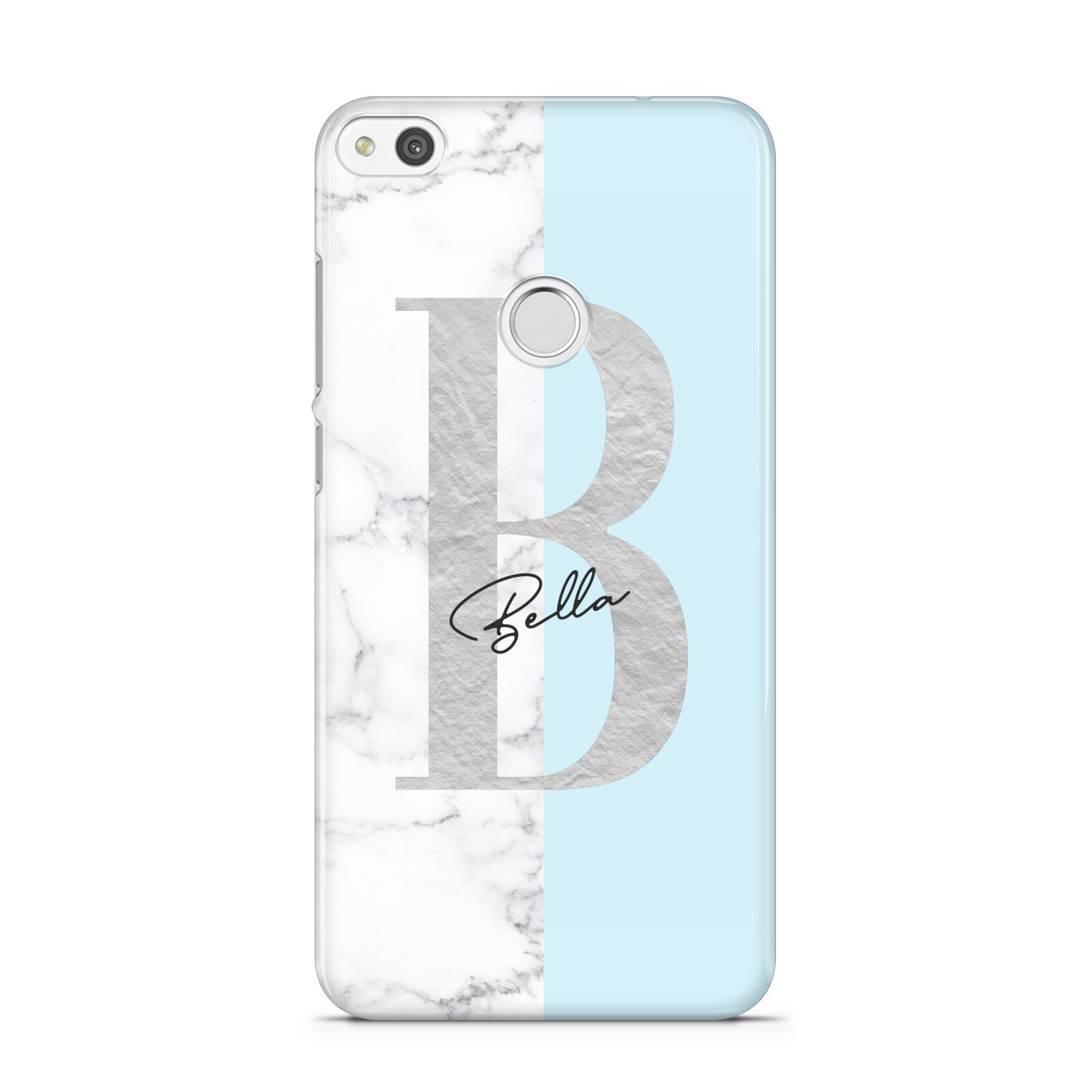 Personalised Chrome Marble Huawei P8 Lite Case