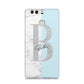Personalised Chrome Marble Huawei P9 Case