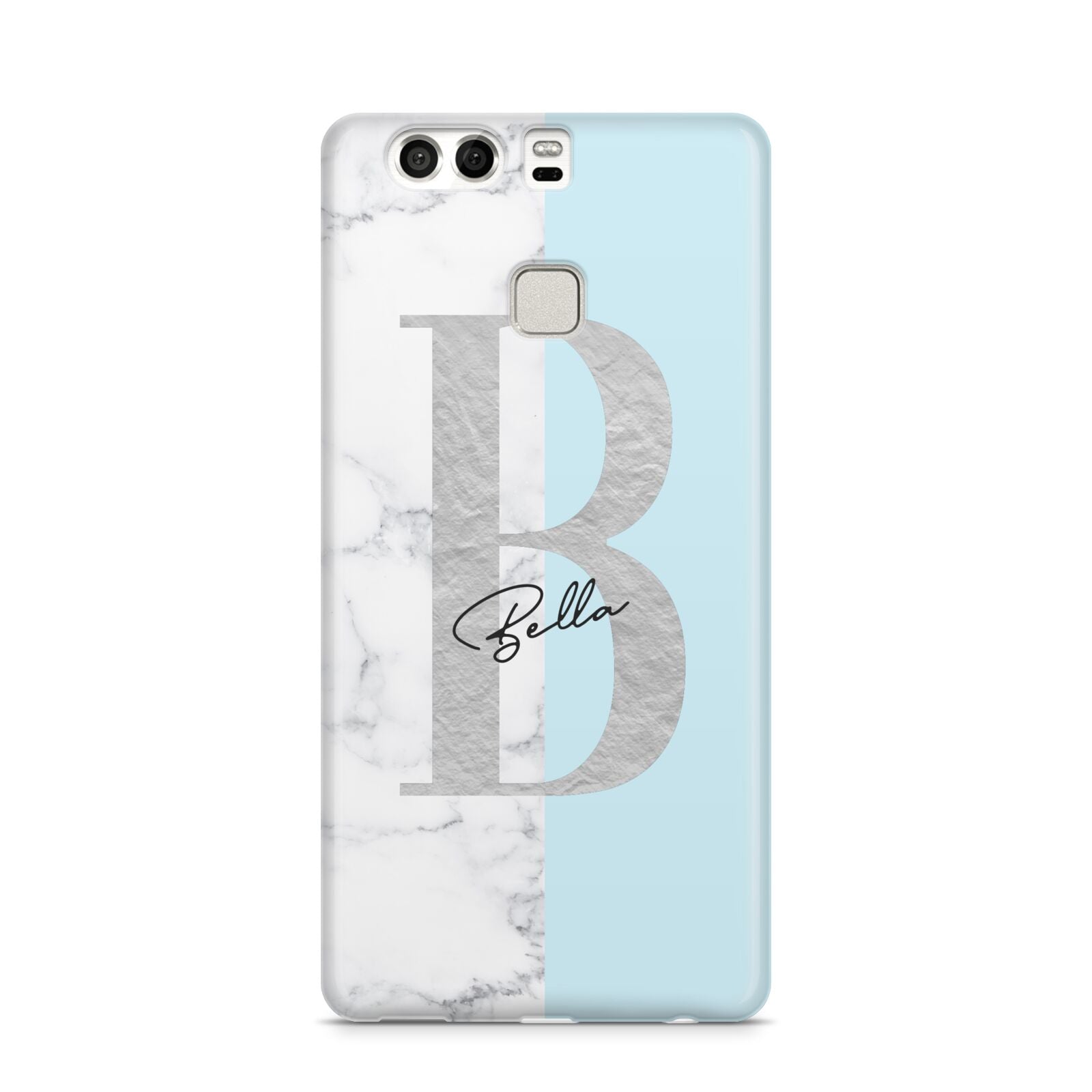 Personalised Chrome Marble Huawei P9 Case