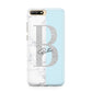 Personalised Chrome Marble Huawei Y6 2018
