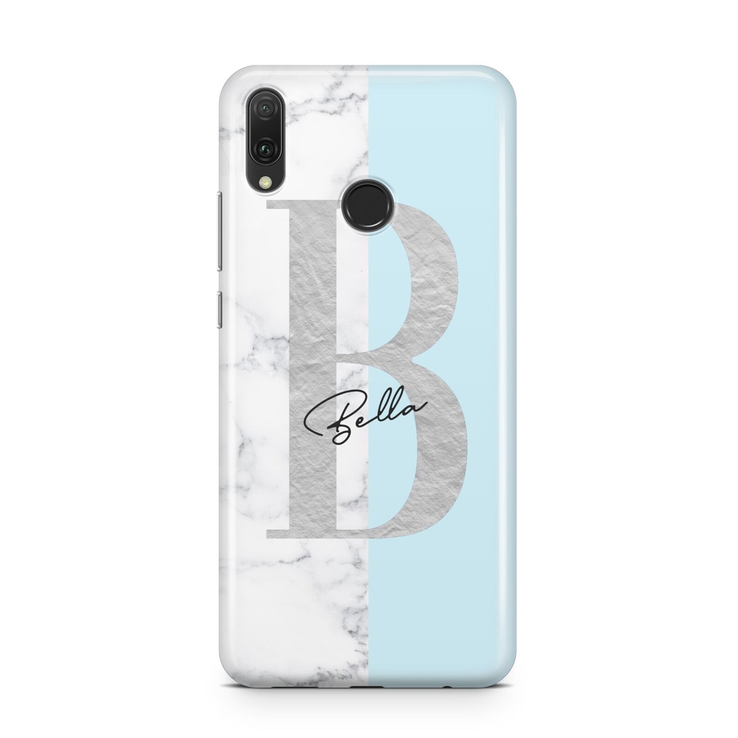 Personalised Chrome Marble Huawei Y9 2019