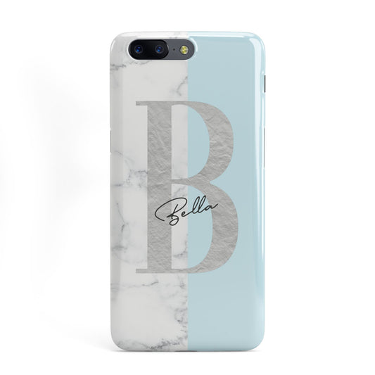 Personalised Chrome Marble OnePlus Case