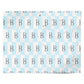 Personalised Chrome Marble Personalised Wrapping Paper Alternative