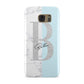 Personalised Chrome Marble Samsung Galaxy Case