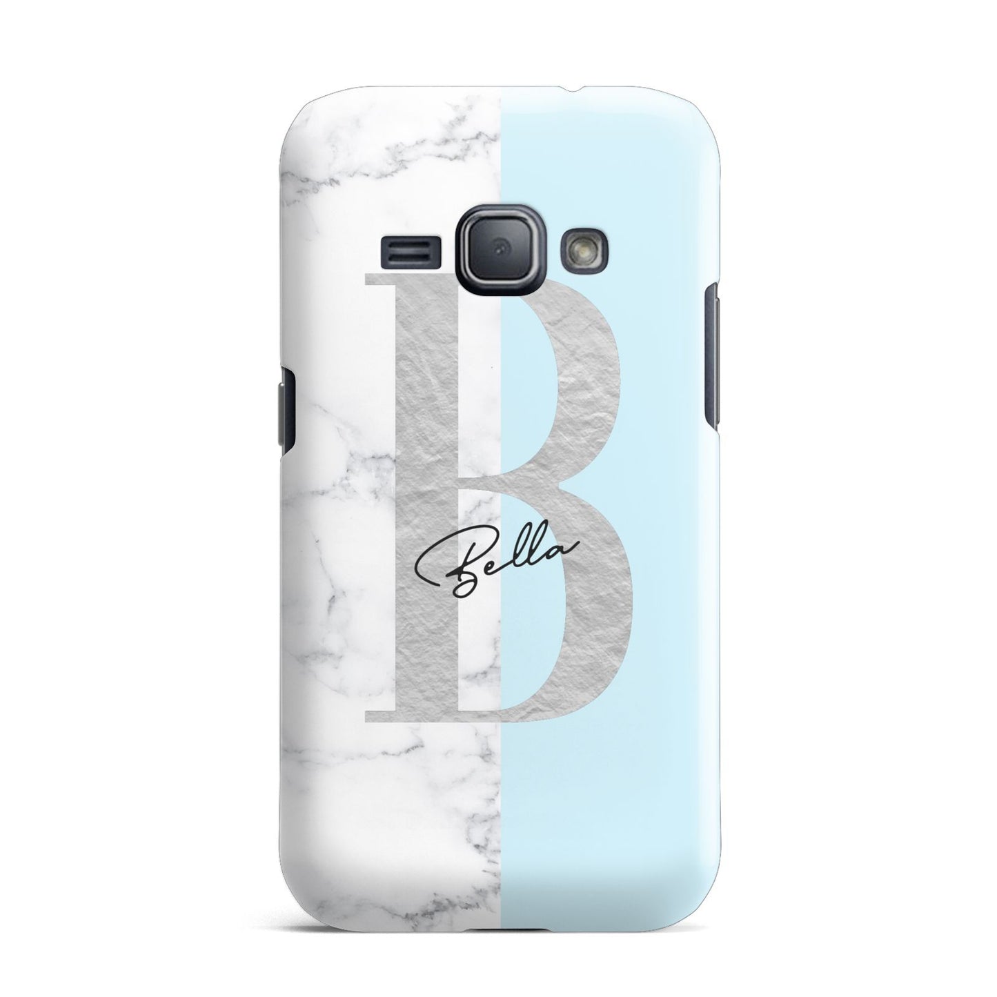 Personalised Chrome Marble Samsung Galaxy J1 2016 Case