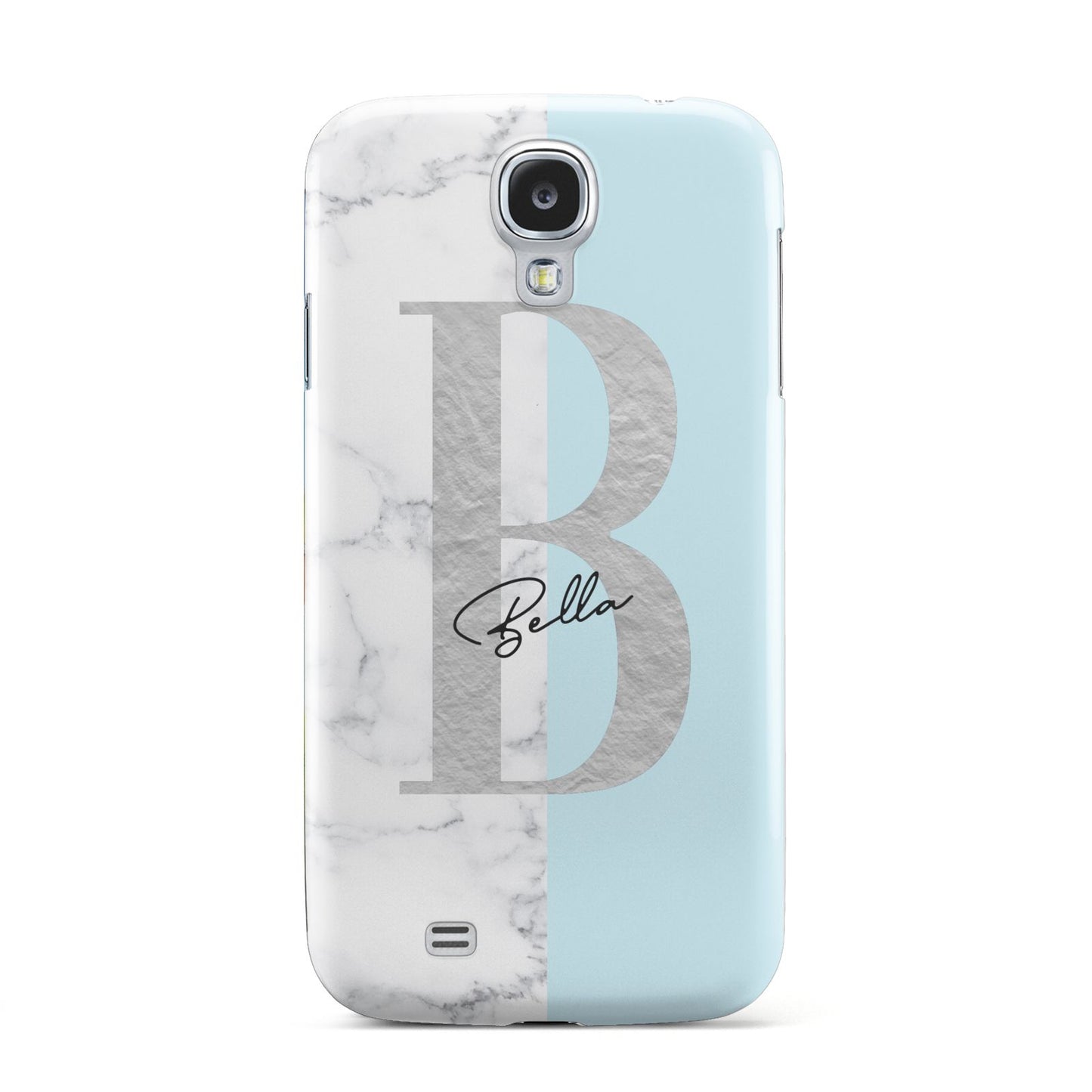 Personalised Chrome Marble Samsung Galaxy S4 Case