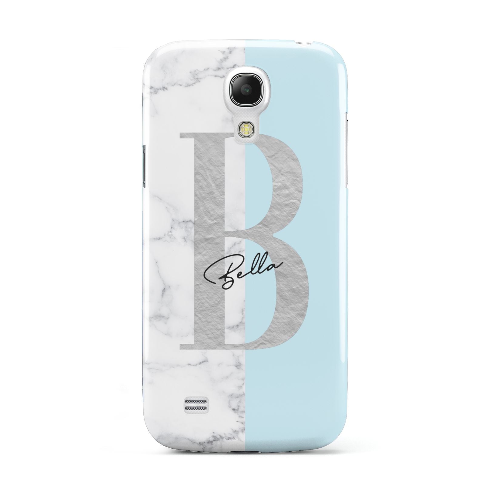 Personalised Chrome Marble Samsung Galaxy S4 Mini Case