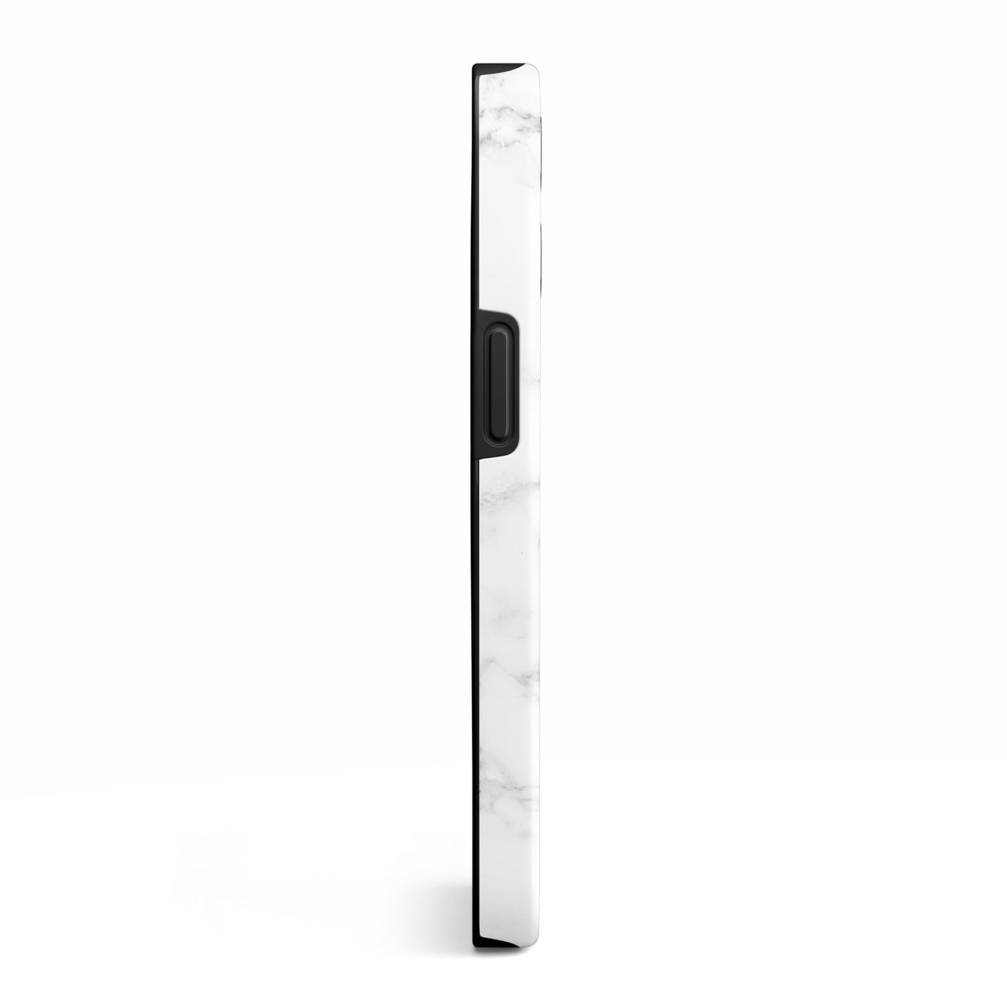 Personalised Chrome Marble iPhone 13 Pro Side Image 3D Tough Case