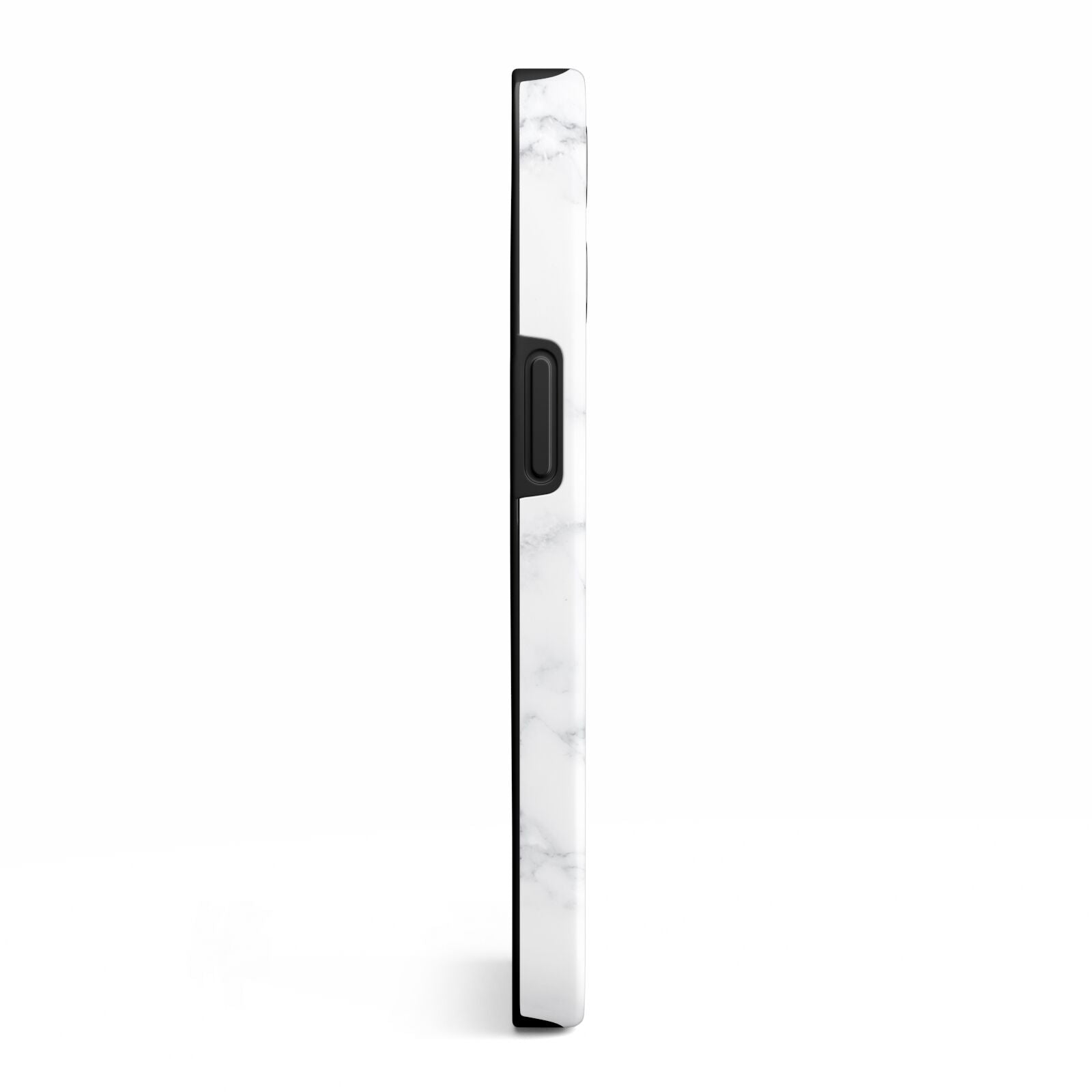 Personalised Chrome Marble iPhone 13 Pro Side Image 3D Tough Case