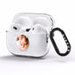 Personalised Circle Photo Upload AirPods Pro Clear Case Side Image