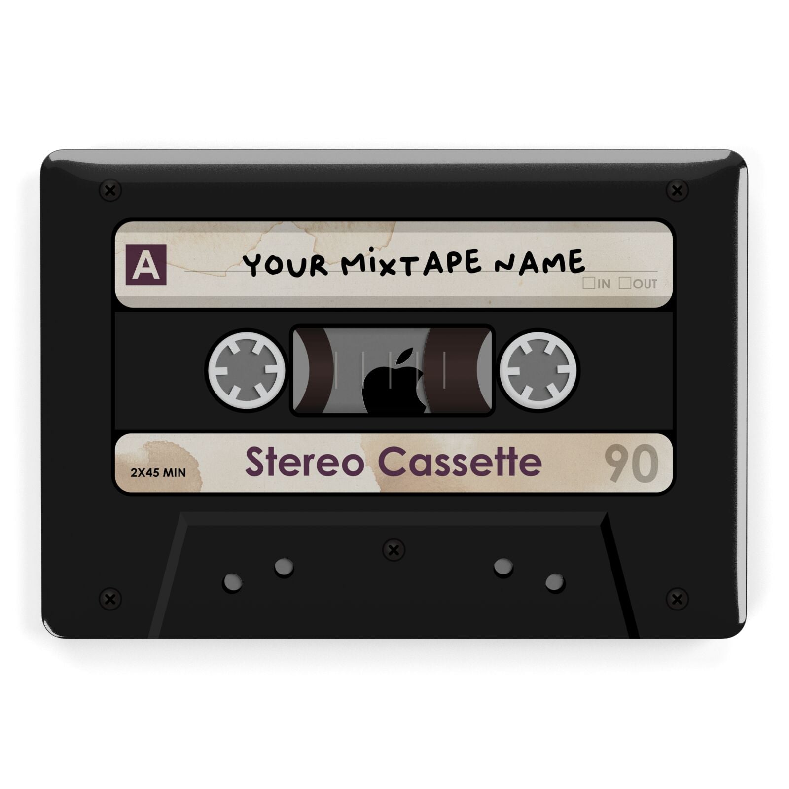 Personalised Classic Mixtape Apple MacBook Case