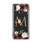Personalised Clear Monogram Floral Huawei Y9 2019