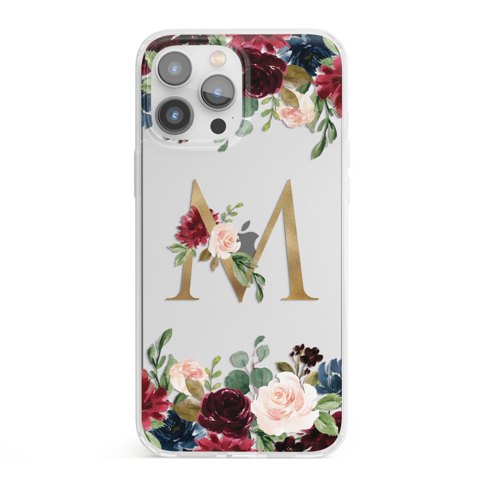 Monogram Floral Case for iPhone SE 2022 iPhone 13 15 Pro Max 