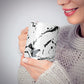 Personalised Clear Name Black Swirl Marble Custom 10oz Mug Alternative Image 6