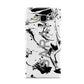 Personalised Clear Name Black Swirl Marble Custom Samsung Galaxy A5 Case
