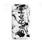 Personalised Clear Name Black Swirl Marble Custom Samsung Galaxy J5 Case