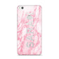 Personalised Clear Name Cutout Pink Marble Custom Huawei P8 Lite Case