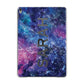 Personalised Clear Name Cutout Space Nebula Custom Apple iPad Grey Case