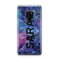 Personalised Clear Name Cutout Space Nebula Custom Huawei Mate 20 Phone Case