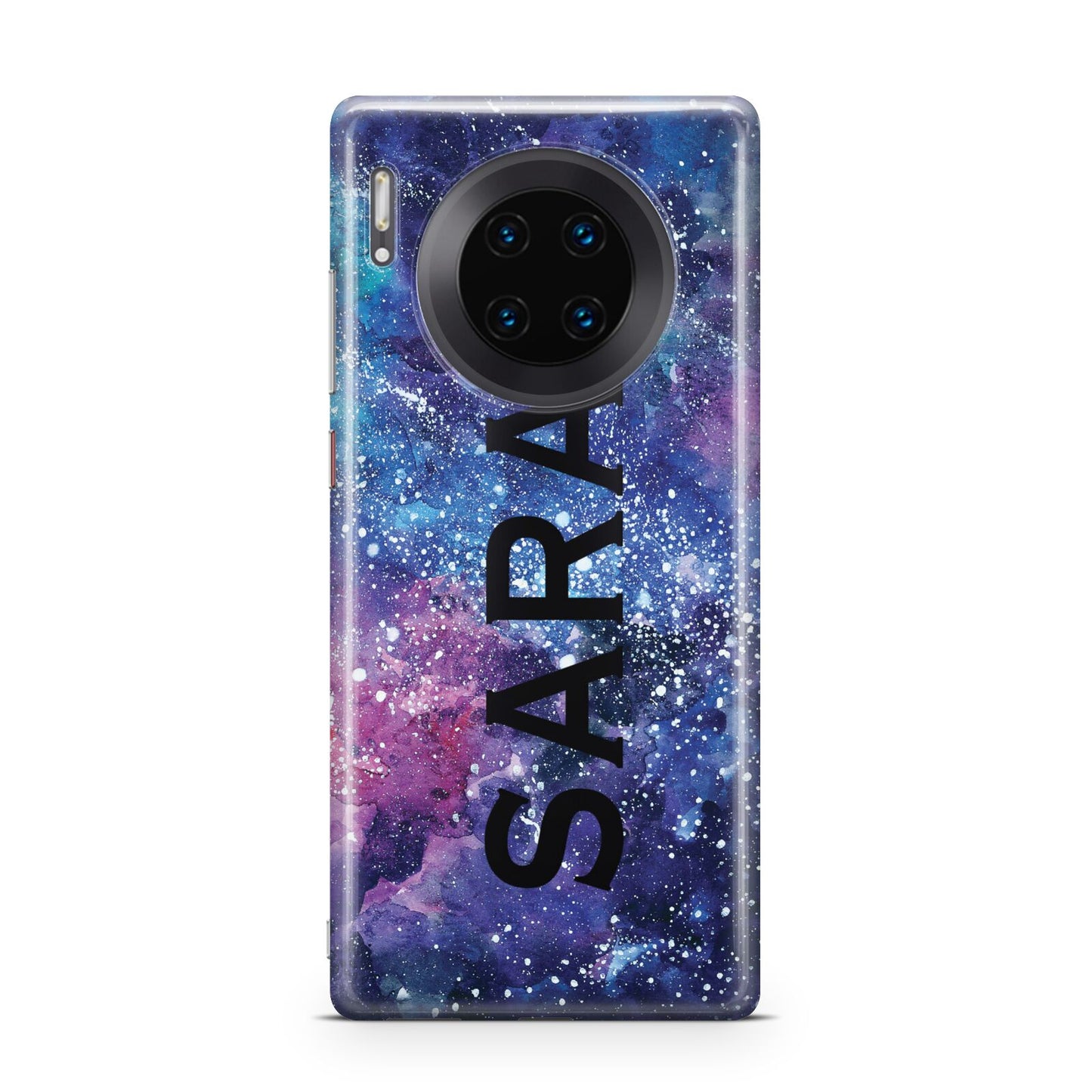 Personalised Clear Name Cutout Space Nebula Custom Huawei Mate 30 Pro Phone Case