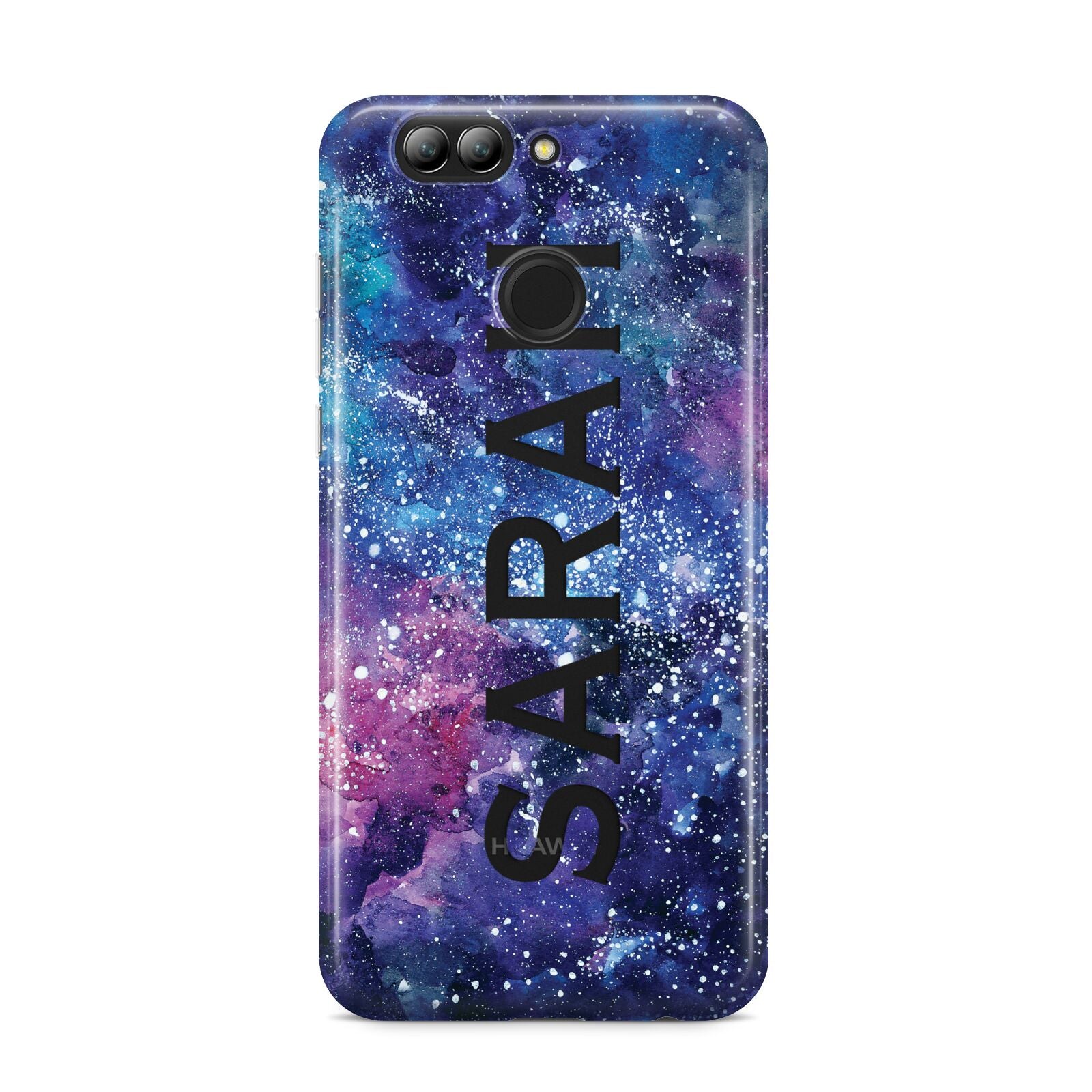 Personalised Clear Name Cutout Space Nebula Custom Huawei Nova 2s Phone Case