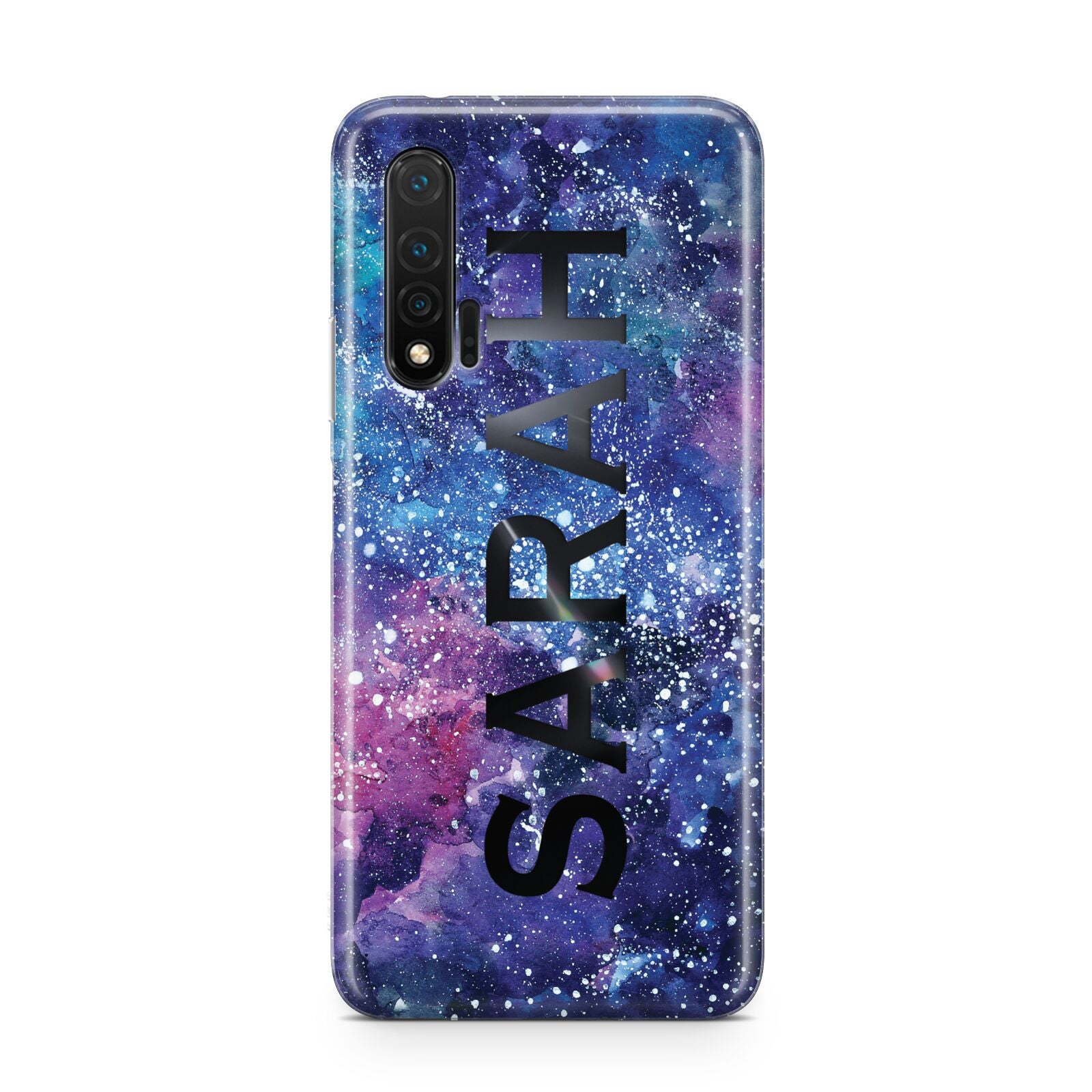 Personalised Clear Name Cutout Space Nebula Custom Huawei Nova 6 Phone Case