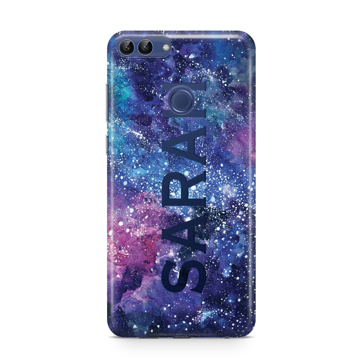 Personalised Clear Name Cutout Space Nebula Custom Huawei P Smart Case